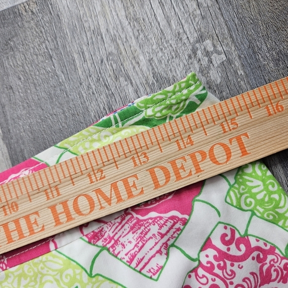 Lilly Pulitzer Jubilee MultiColor Patch Print skirt Size 4 Pink Green Blue - Picture 5 of 7